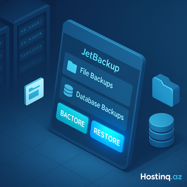 Backup və bərpa: cPanel-dən ...
