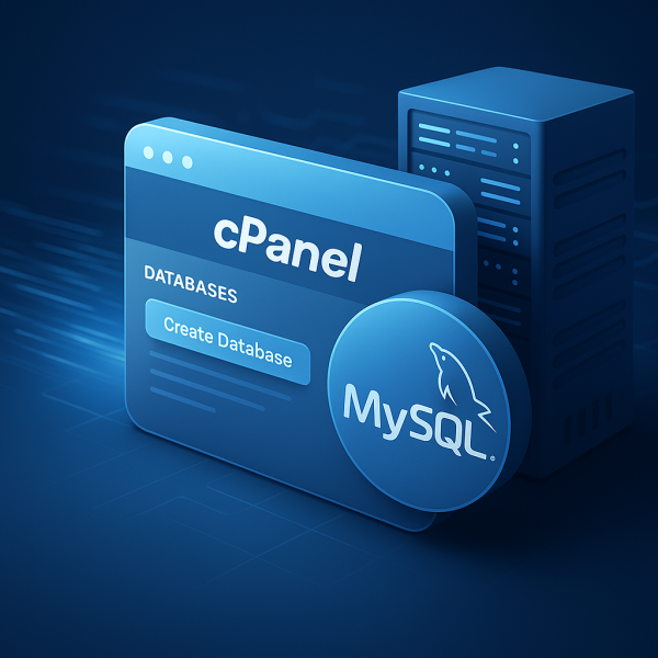 cPanel-də verilənlər bazası ...